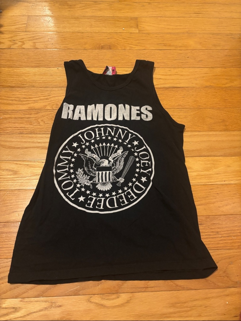 Ramones Black Graphic Tank Top - Women's Rock Band Tee